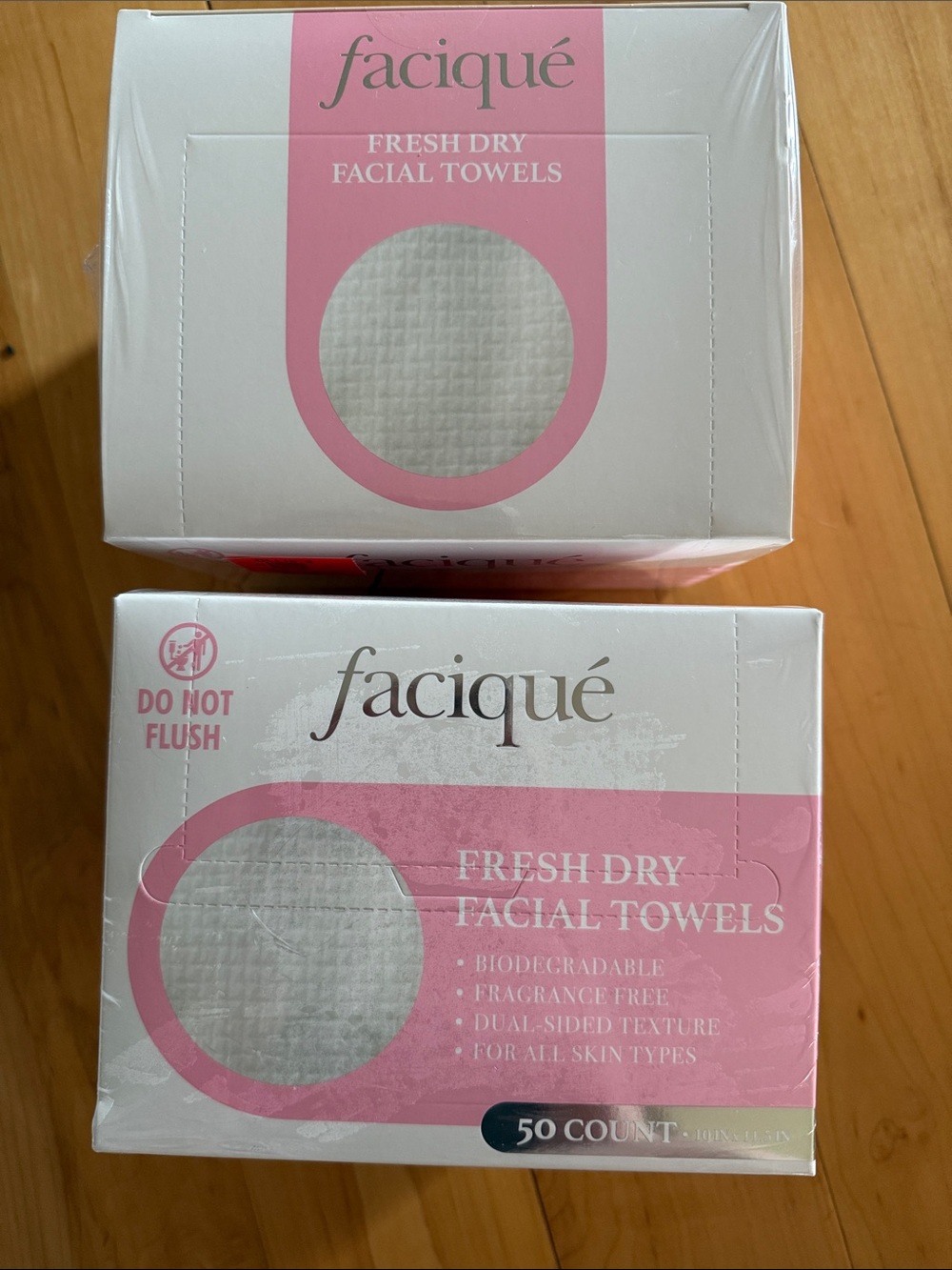Fresh Dry Facial Towels - 2 pack